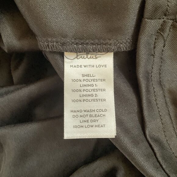 Lulus Tulle For Love Dress Women's XL Black Maxi Mesh Tulle Tiered Ruffled NWOT - Picture 12 of 13